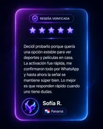 Reseña de Sofía R., Panamá, 5 de 5 estrellas