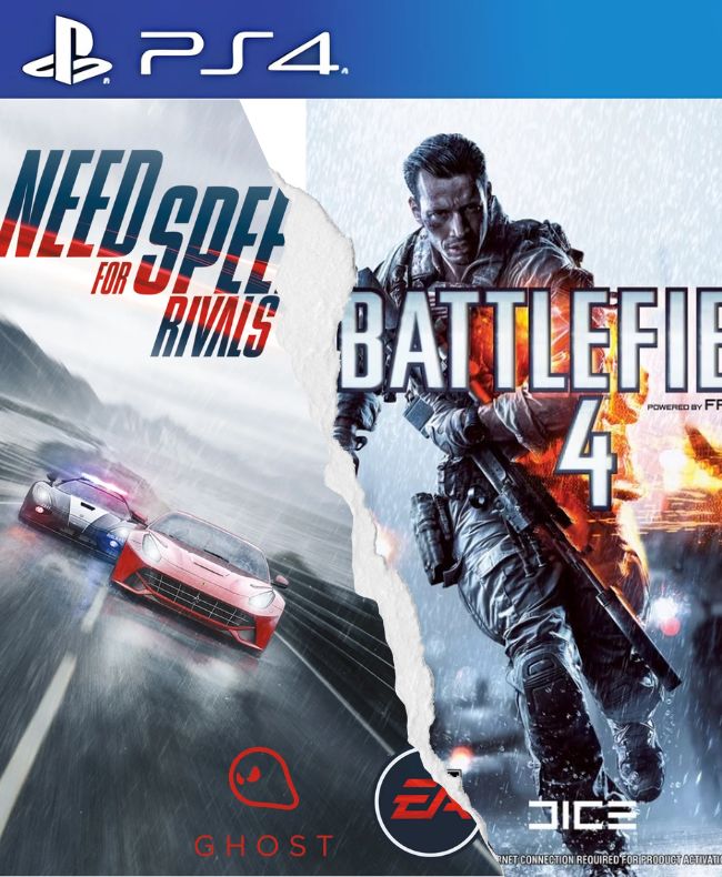 Battlefield 4 & Need for Speed Rivals BUNDLE PS4
